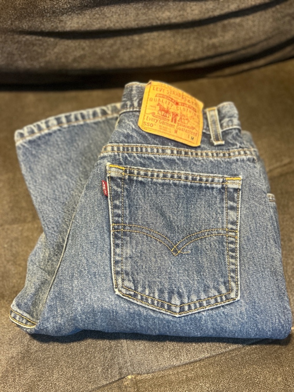 MADE IN USA Vintage Levi's 551 Jeans Women’s 12 M Relaxed Tapered Leg 2006 Blue